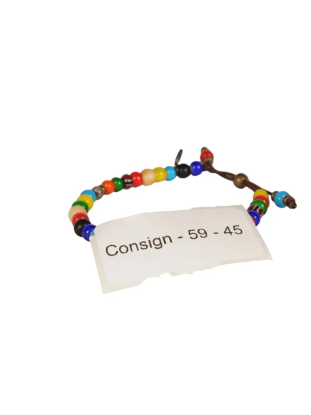 M Cohen By Maor Bead Bracelet 925 Silver Skull Multi Color Blue Yellow Rainbow - Picture 6 of 8